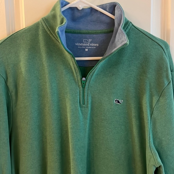 Vineyard Vines Mens 1/4 Zip Pima Cotton - Medium - Picture 1 of 3